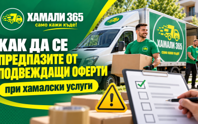 Как да се предпазите от подвеждащи оферти при хамалски услуги